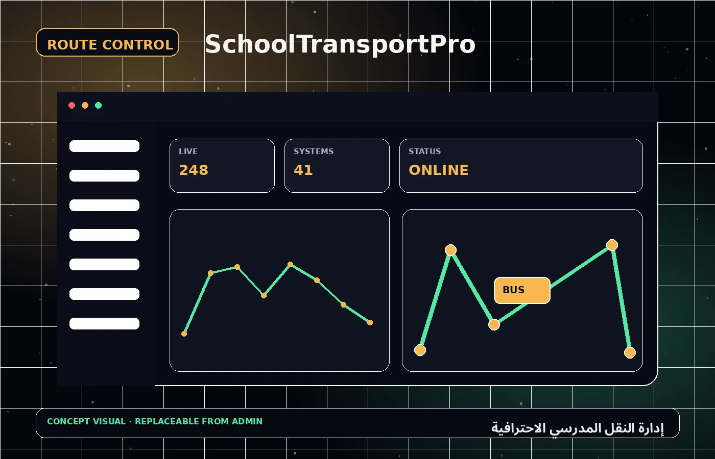 إدارة النقل المدرسي الاحترافية 2